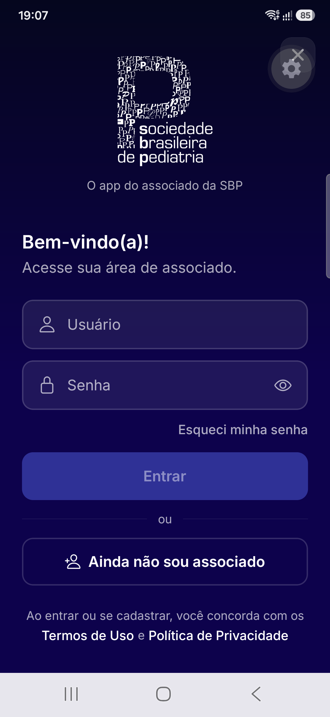 Tela Login