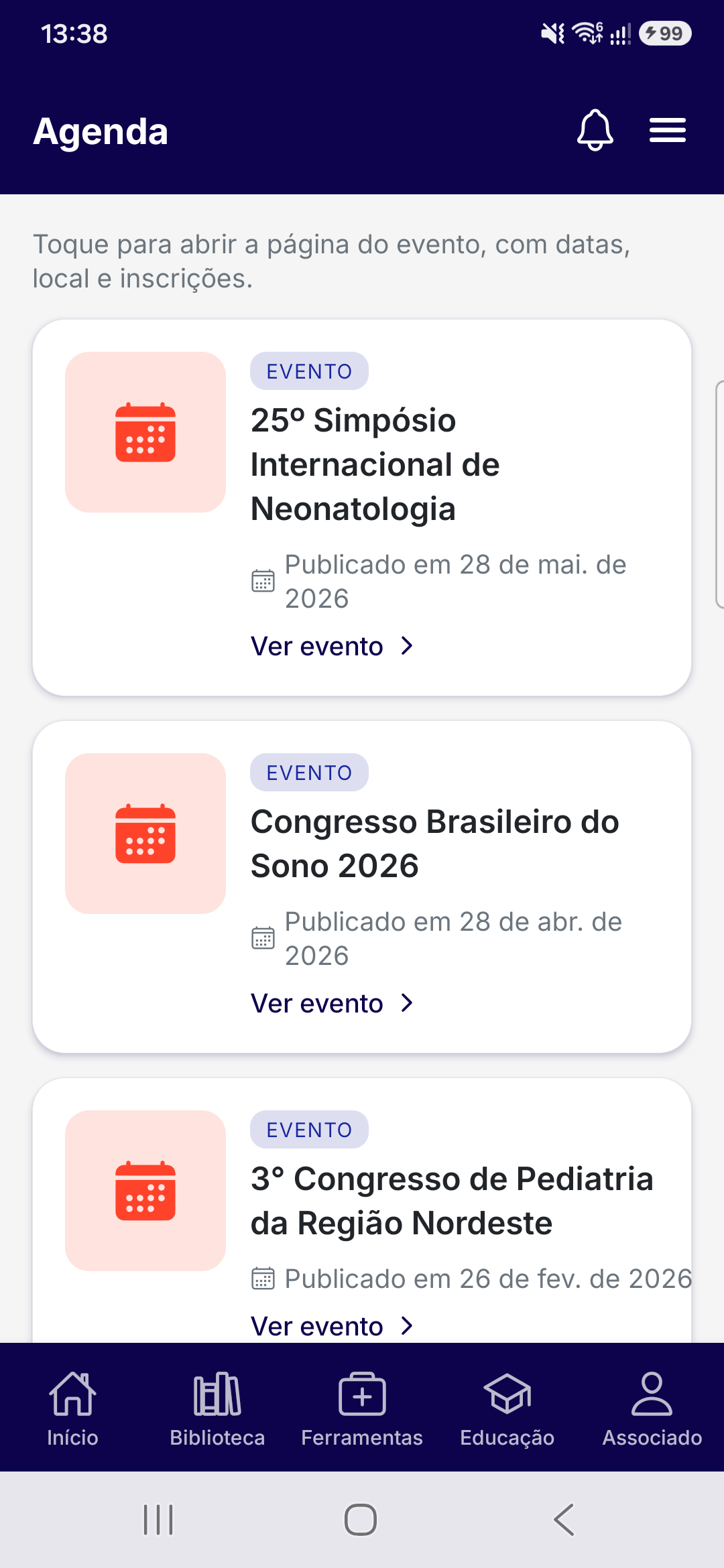 Agenda de Eventos