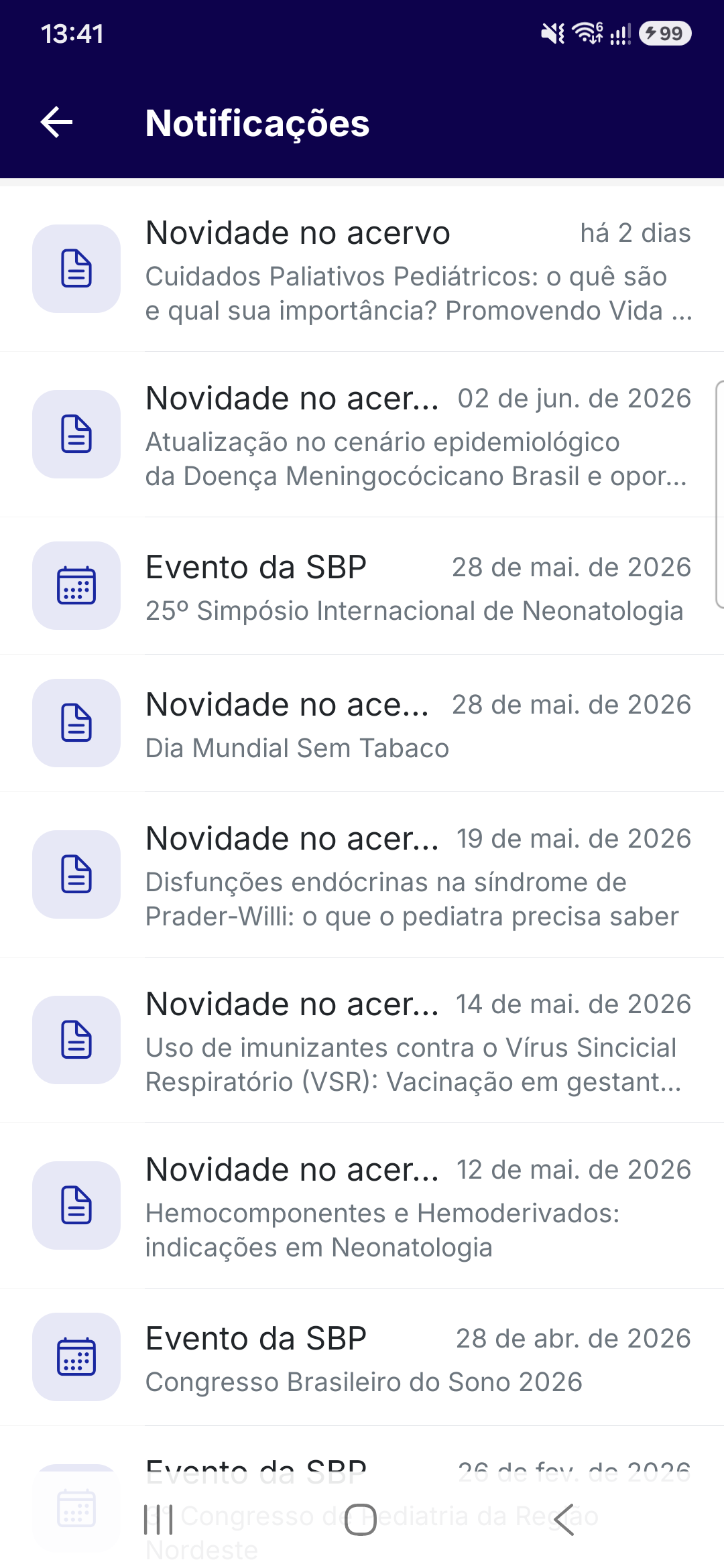 Notificações