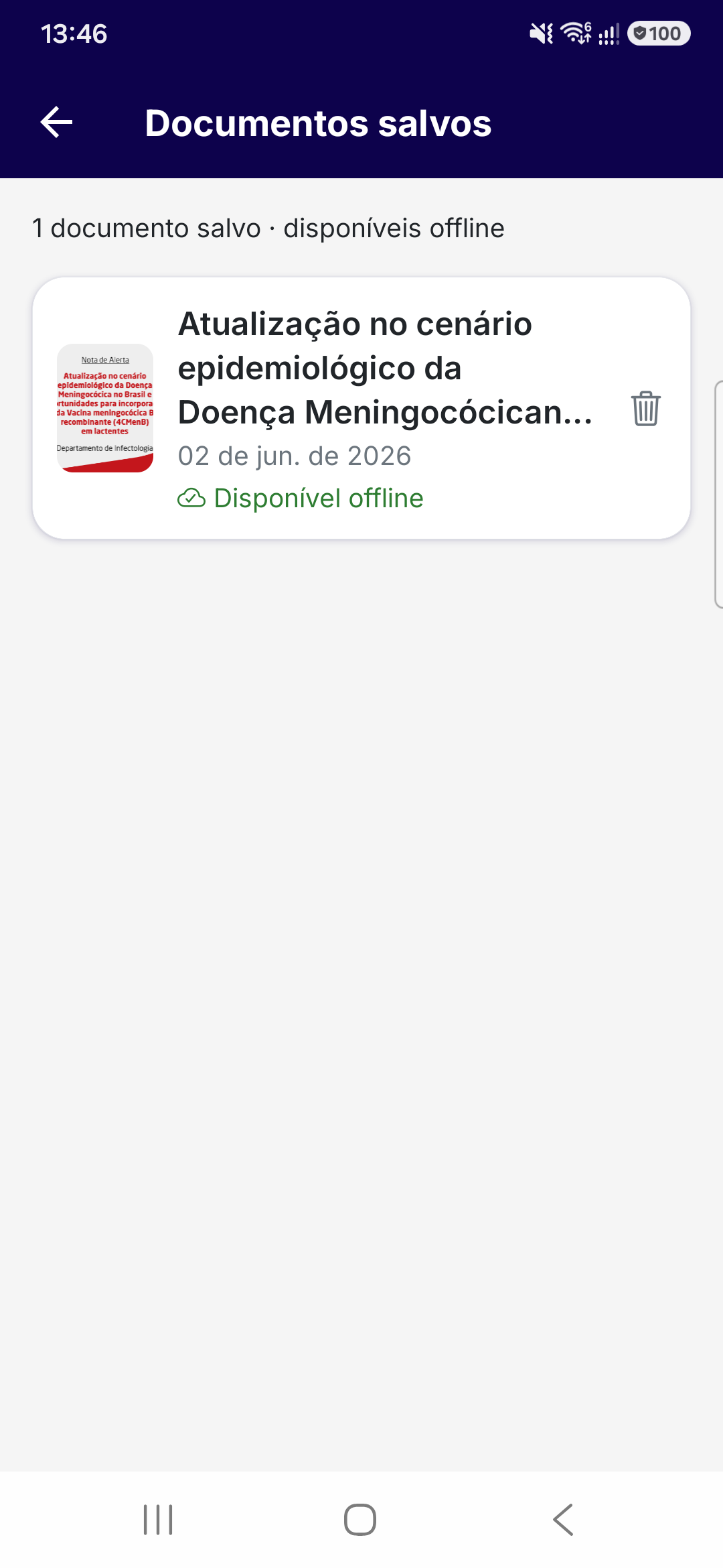 Documentos Salvos
