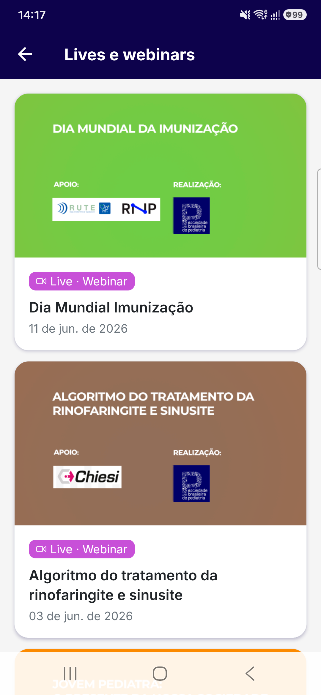Lives e Webinars