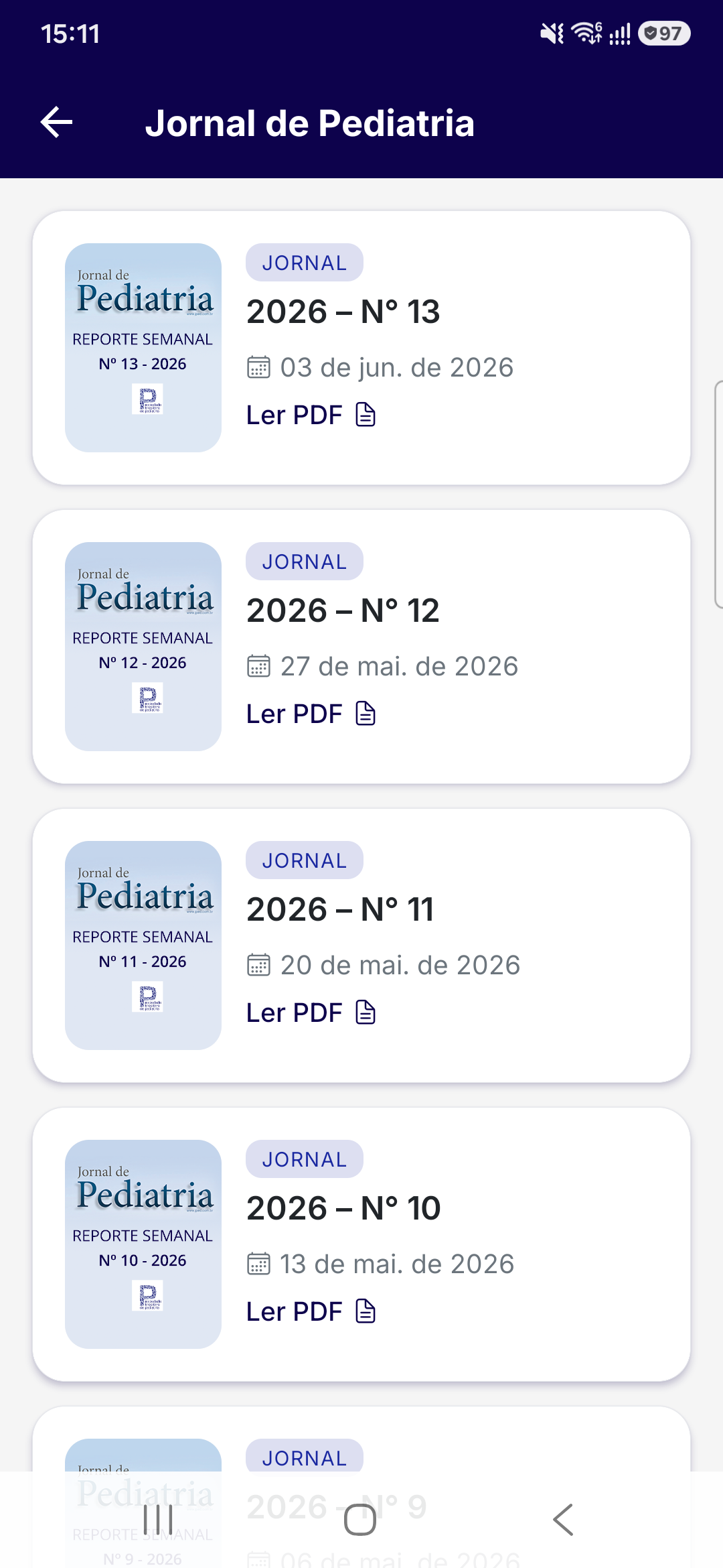 Coleção temática - Jornal de Pediatria